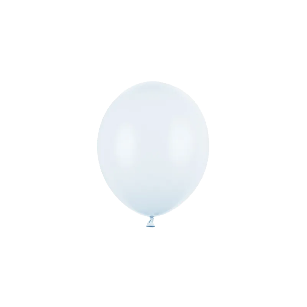 100 miniballonnen - Ø 12cm - Pastel Light Misty Blue