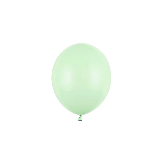 100 mini-ballons - Ø 12 cm - Pastel - Pistache