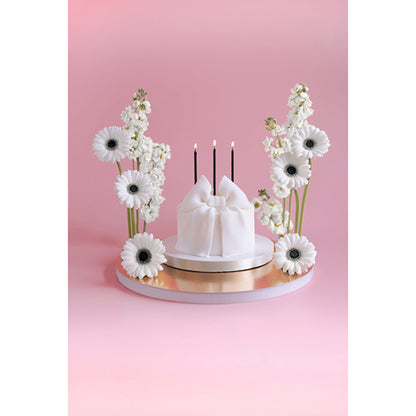 12 bougies de gâteau XL - Noir