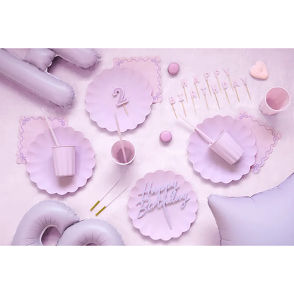 13 bougies d'anniversaire - Happy Birthday - violet
