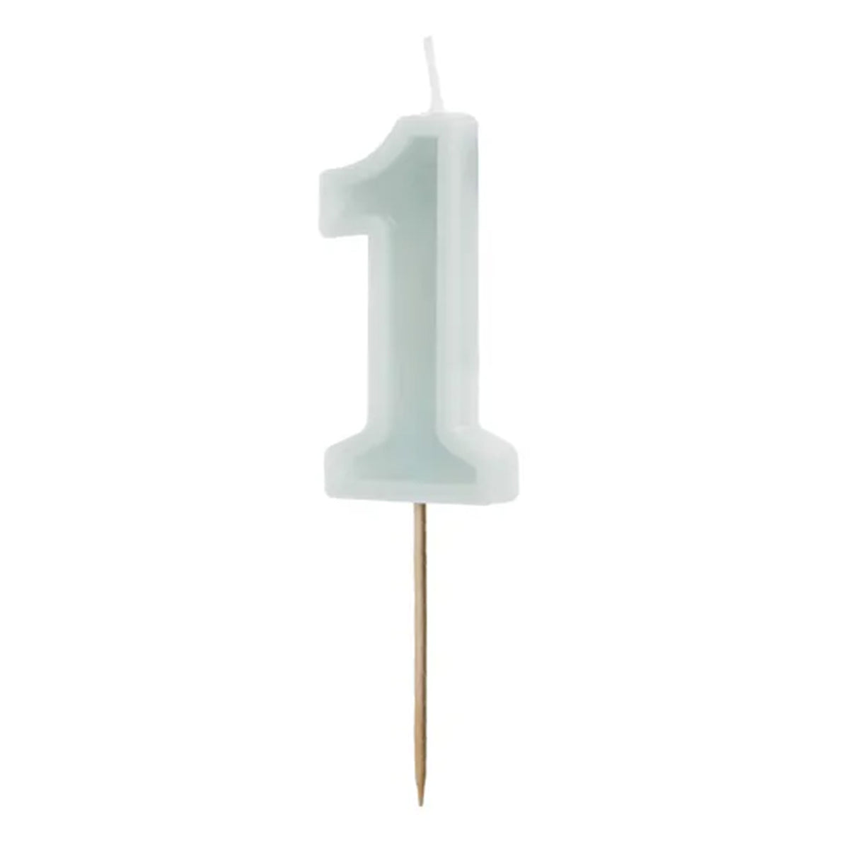 1 taartkaars - Cijfer 1 - Mint