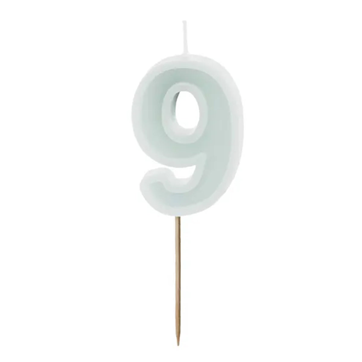1 Taartkaars - Cijfer 9 - Mint