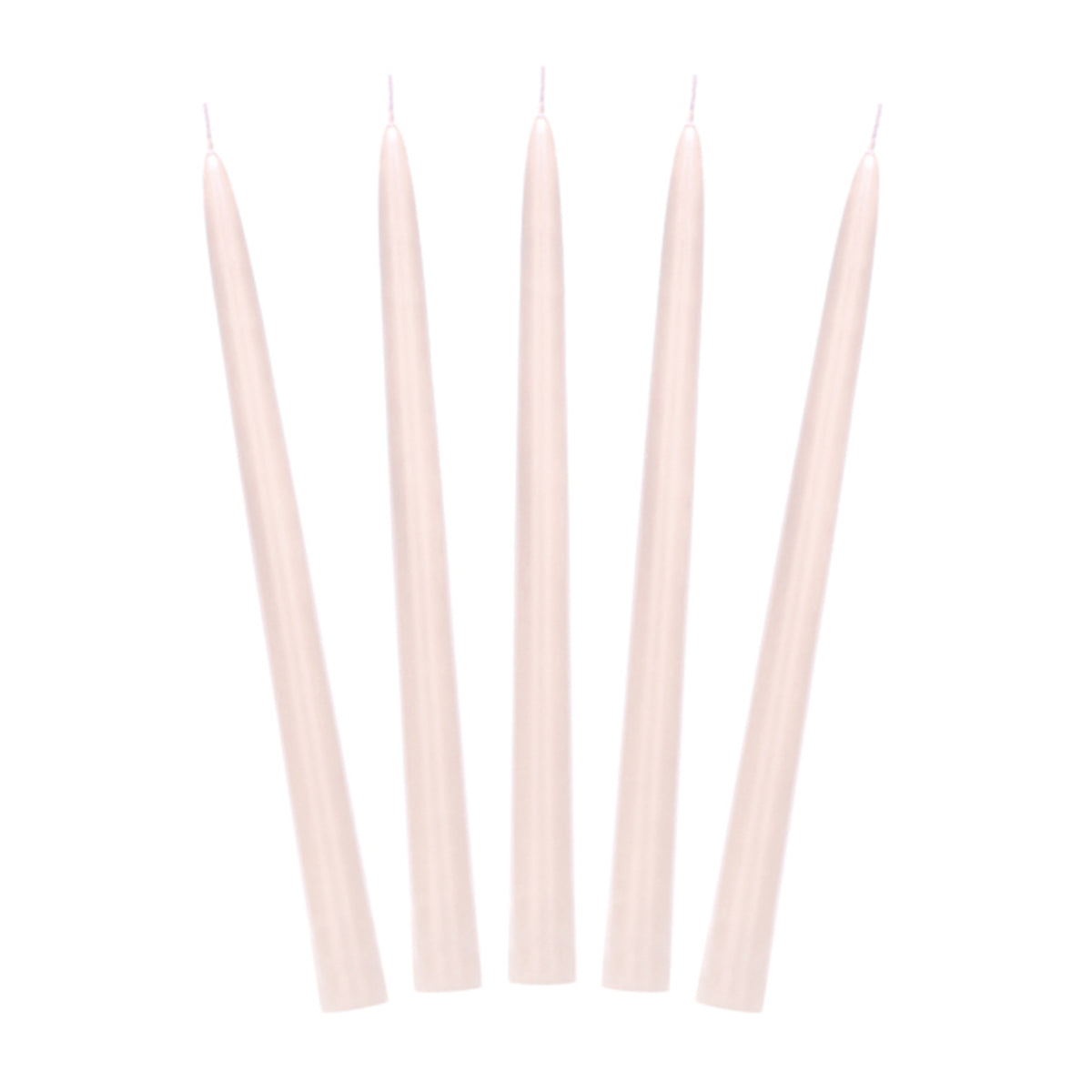 10 bougies coniques - nude