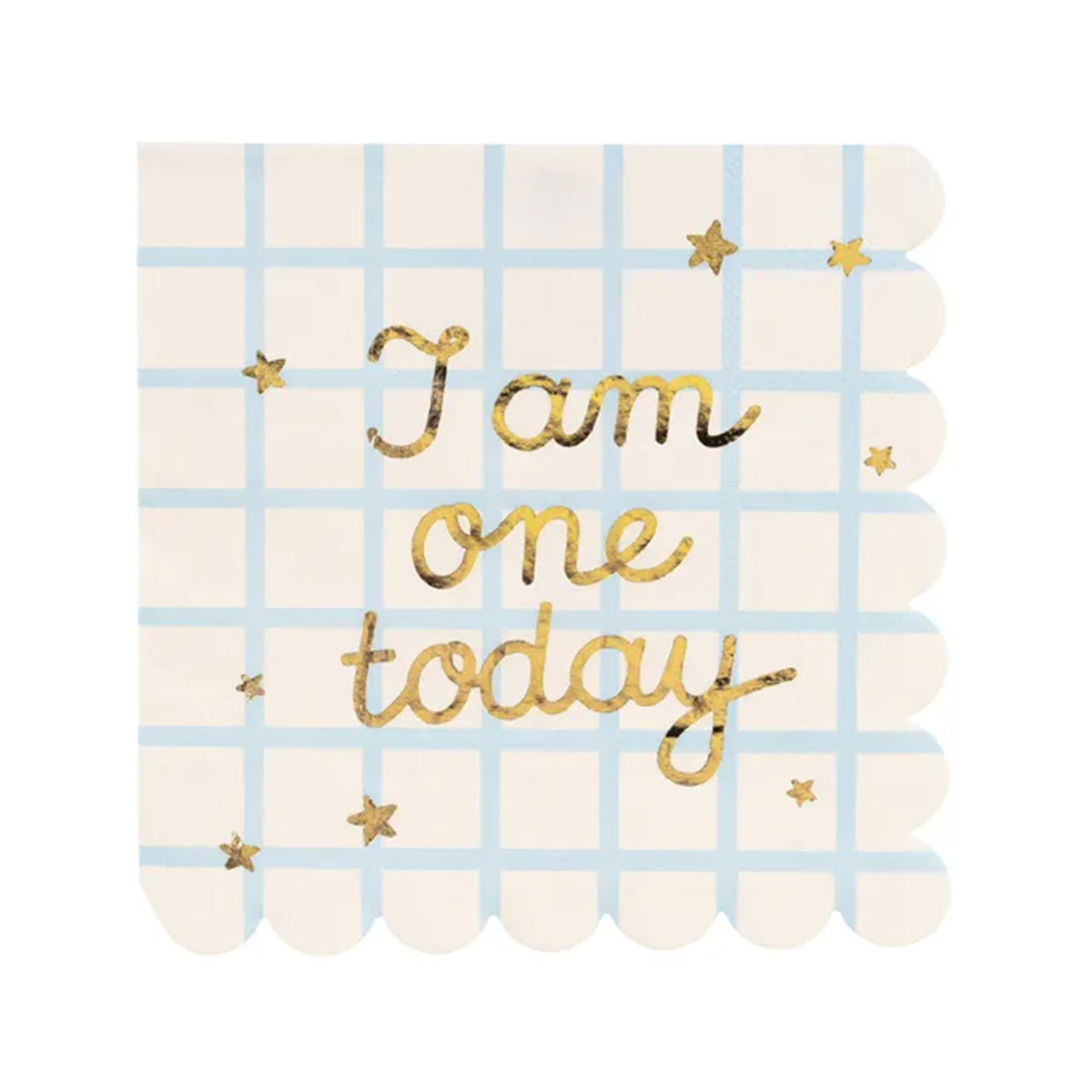 12 servetten - Ø 33cm - I am one