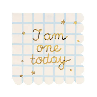 12 servetten - Ø 33cm - I am one