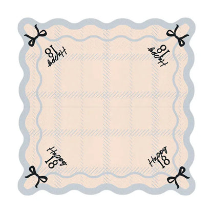 12 serviettes - 33 cm - Joyeux 18