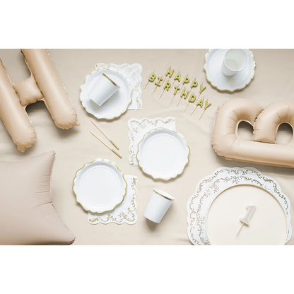 12 servetten - 33 cm - ornament