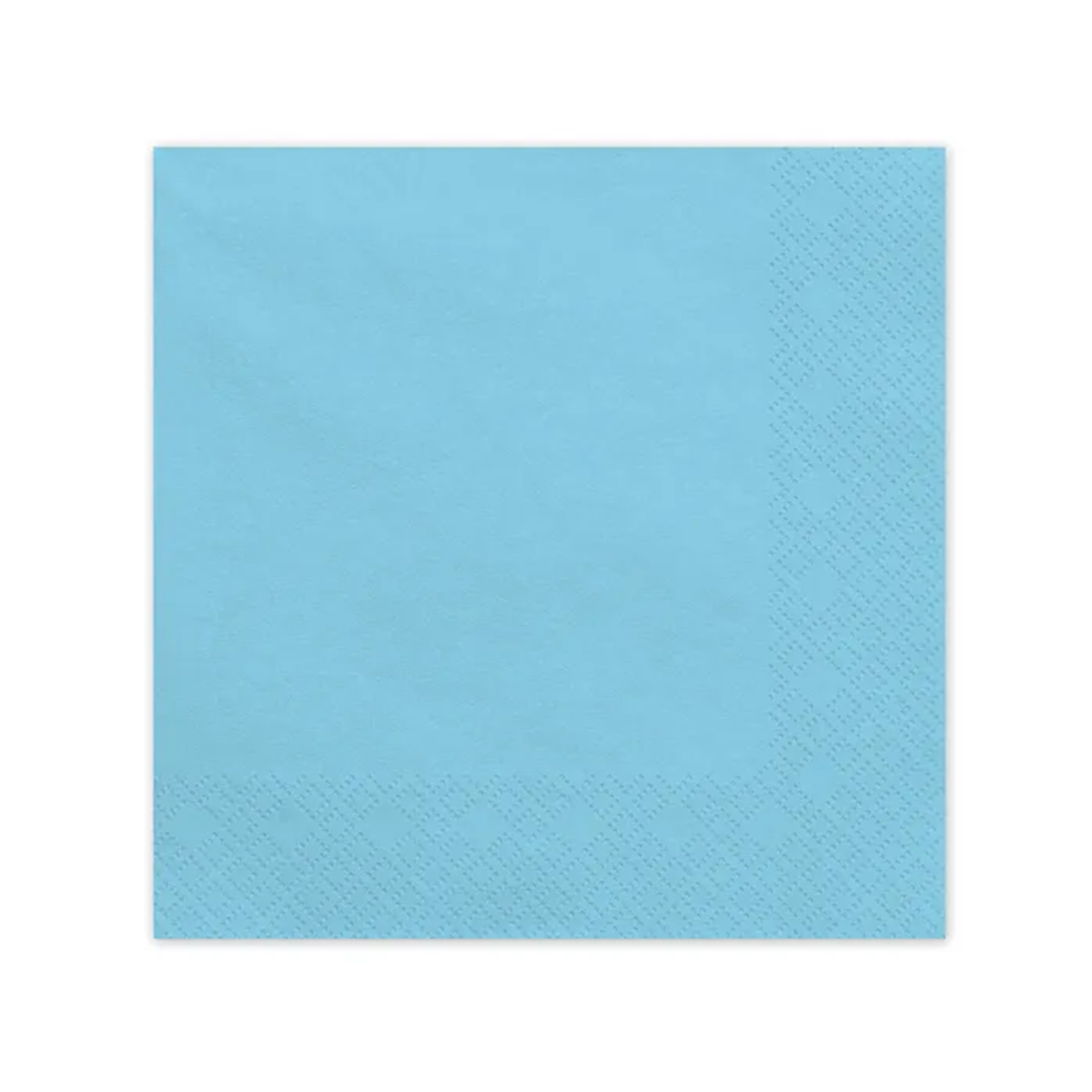 20 serviettes - bleu clair