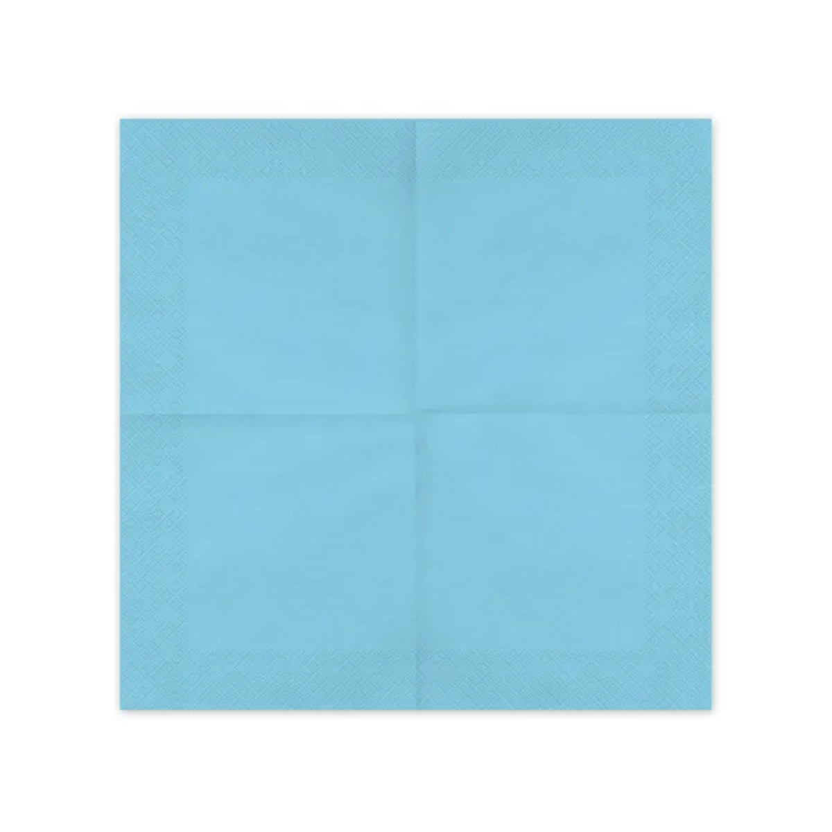 20 serviettes - bleu clair