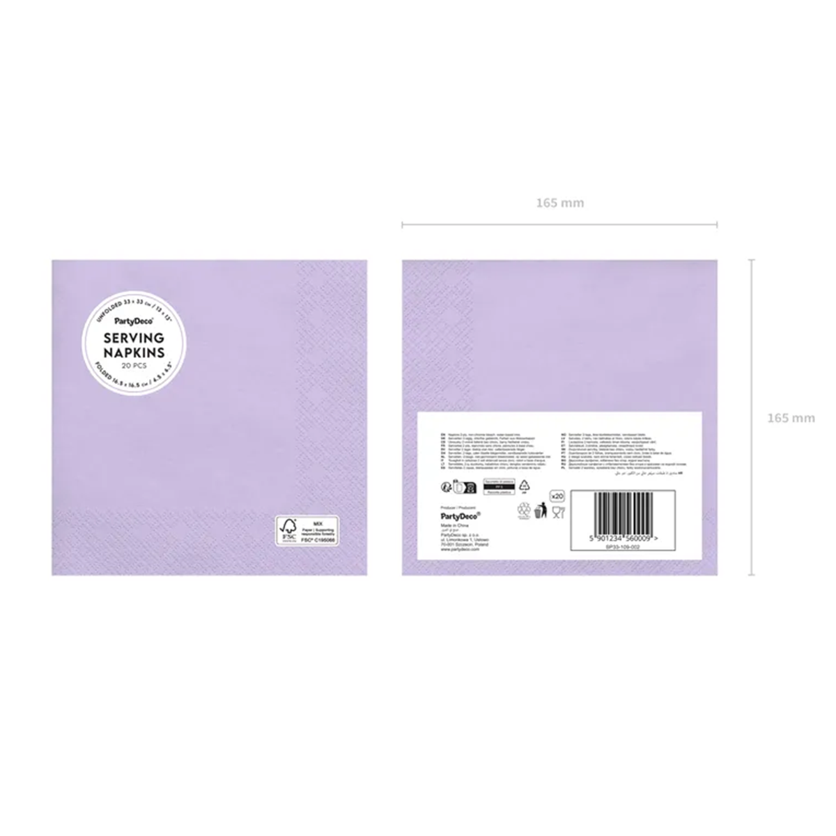 20 Servetten - Lavendel