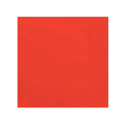 20 serviettes - rouge