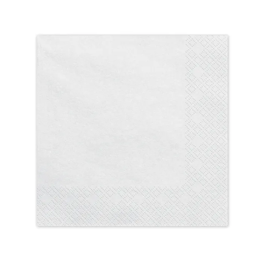 20 serviettes - Blanc