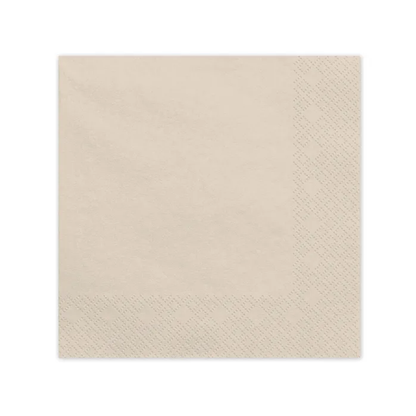 20 servetten - Beige