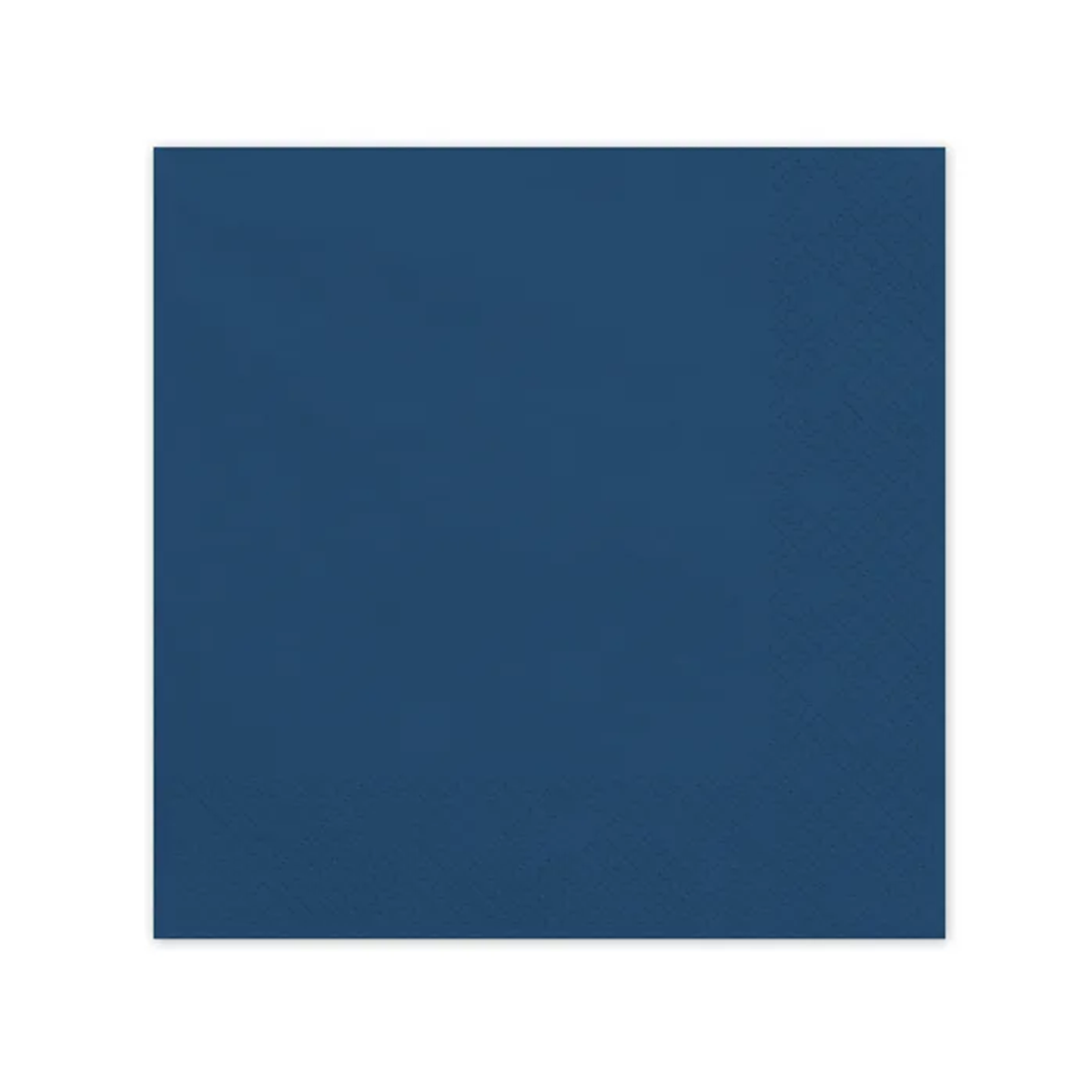 20 serviettes - Bleu foncé