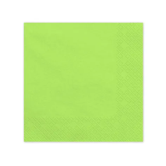 20 serviettes - Vert clair