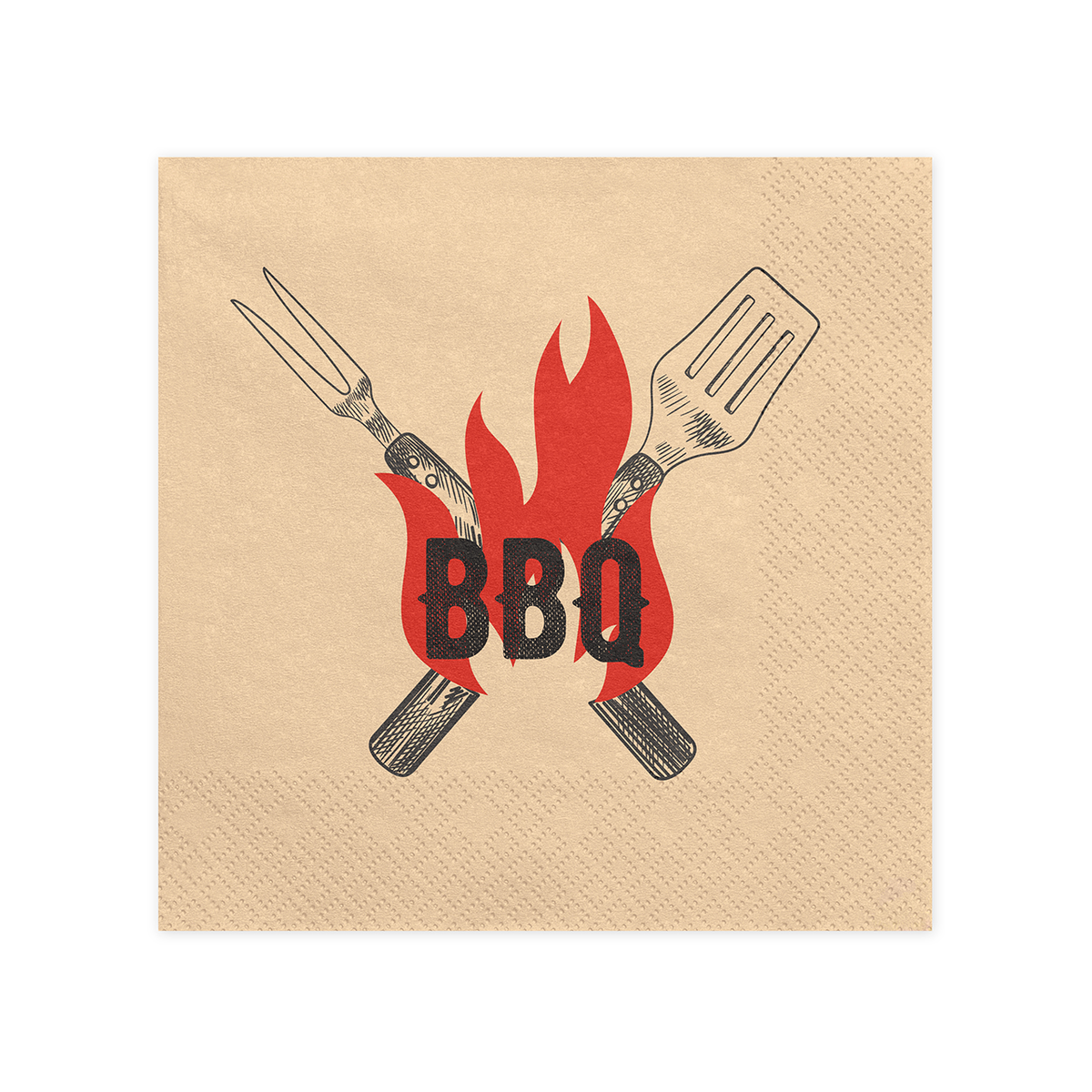 20 serviettes - BBQ - 33cm