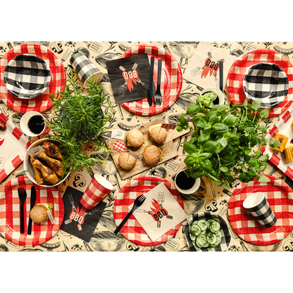 20 serviettes - BBQ - 33cm