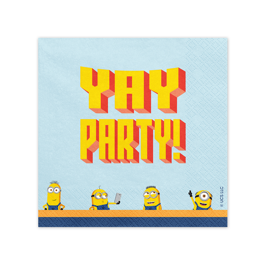 20 serviettes - Minions - 33 cm
