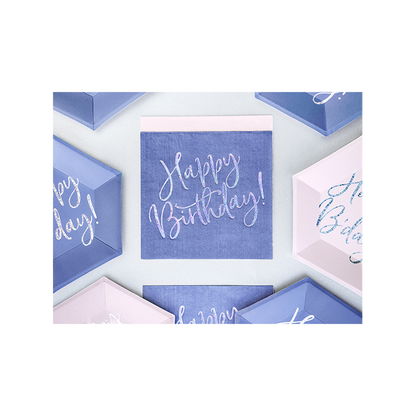 20 Servetten Trend - 33cm - Happy B'day