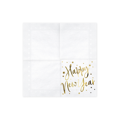 20 Servetten Trend - 33 cm - Happy New Year