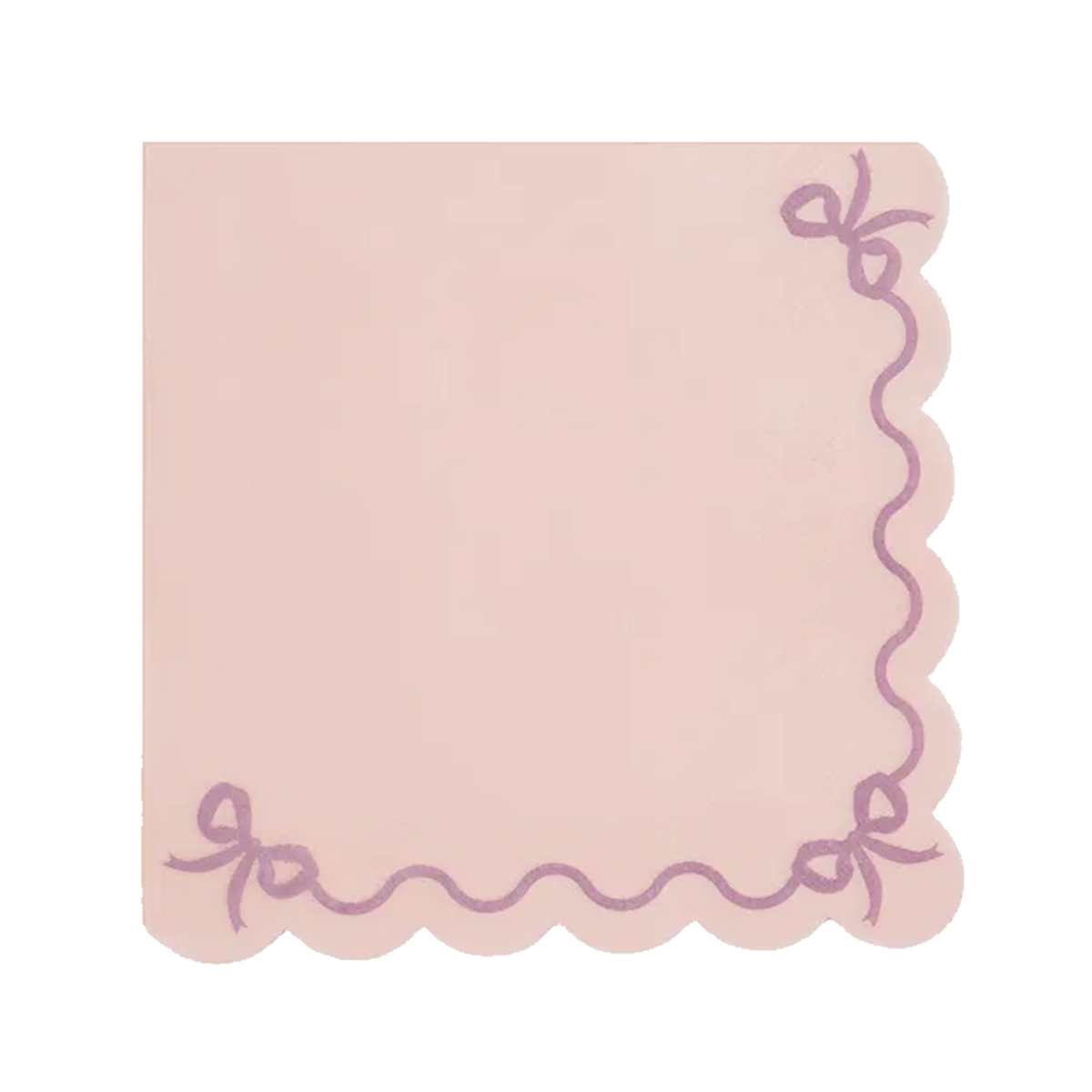 12 servetten - 33cm - Ruffled Roze