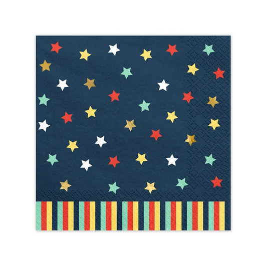 12 servetten Trend - Ø 33cm - Stars