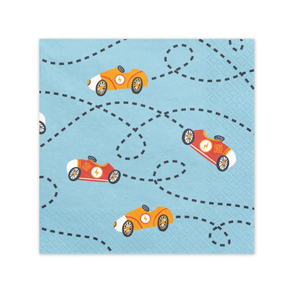 12 servetten Trend - 33 cm - Racings Cars