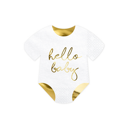 20 servetten Trend - 16cm - Hello Baby