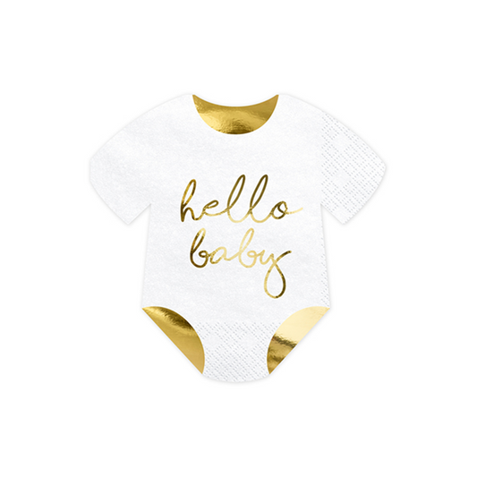 20 servetten Trend - 16cm - Hello Baby