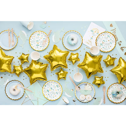 20 serviettes de table tendance – 16 cm – Baleine