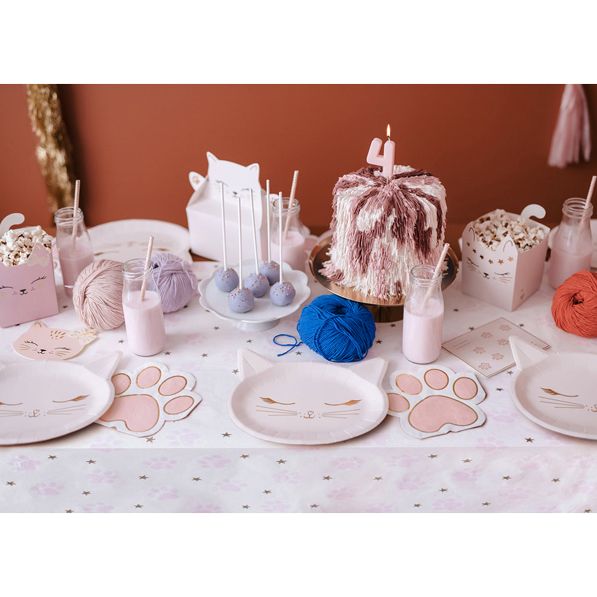 12 serviettes - Kitty Paws