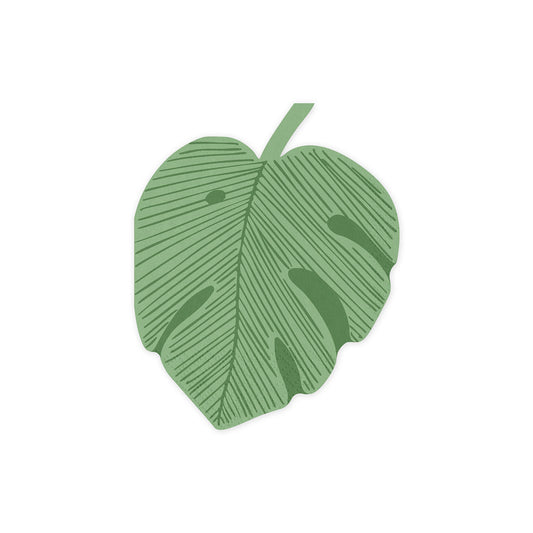 12 serviettes – Feuille de Monstera