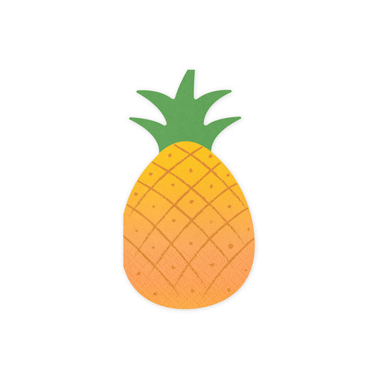20 serviettes - Ananas