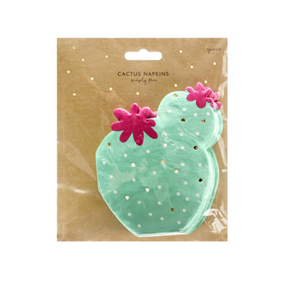 20 servetten trend - 13 cm - cactus
