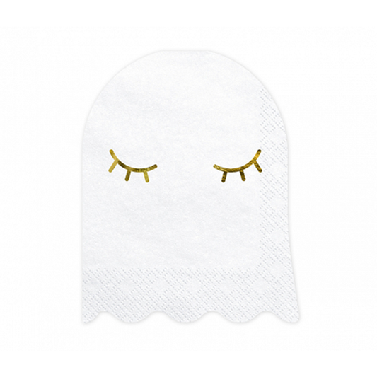 20 servetten Trend - 14cm - Ghost
