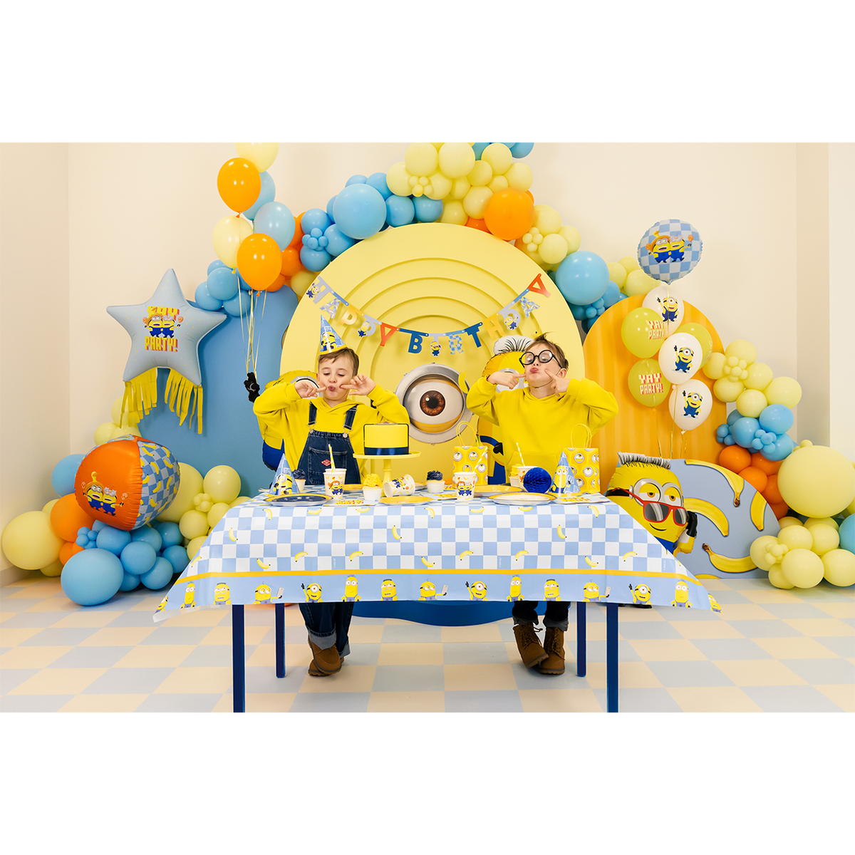 6 sacs cadeaux en papier - Les Minions