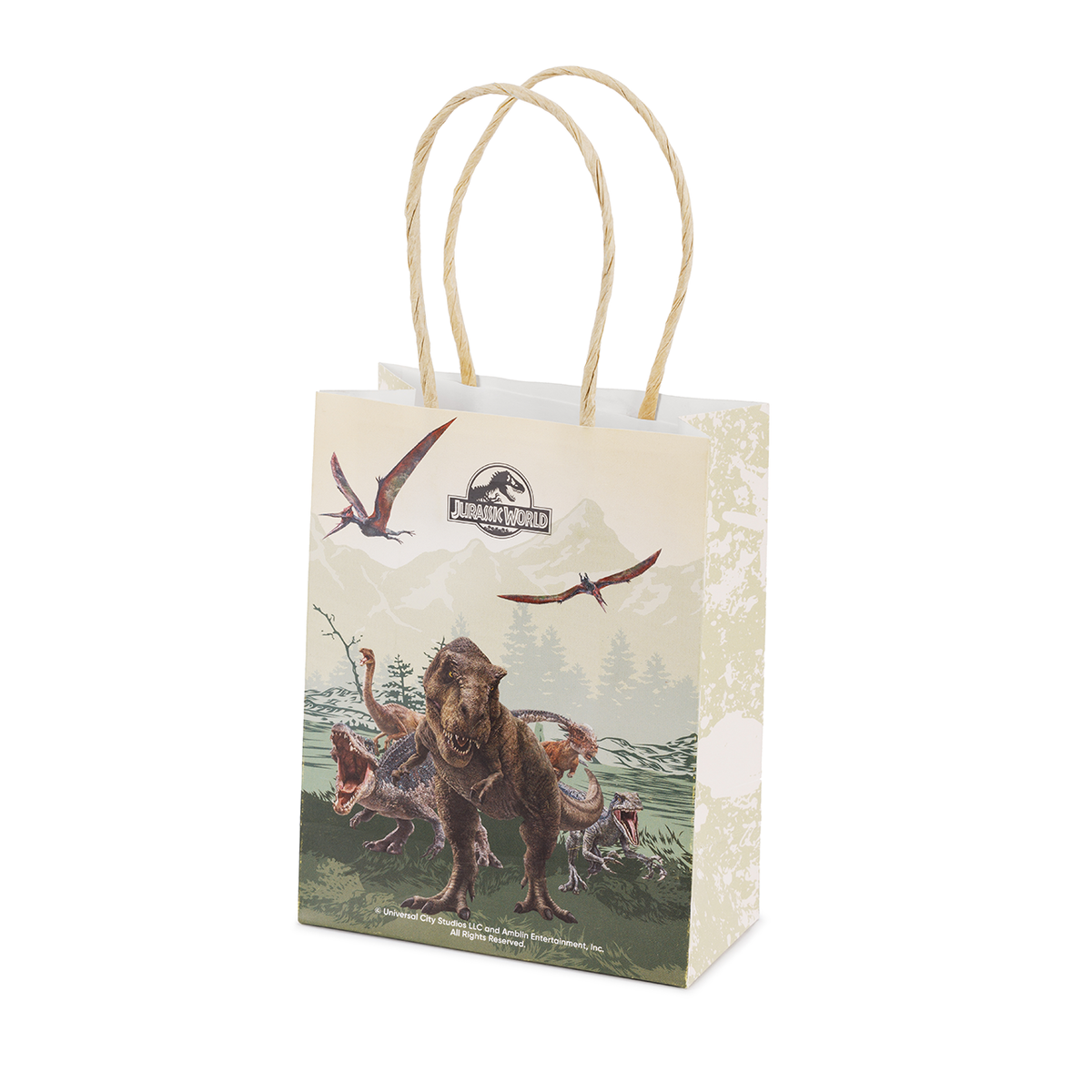 6 sacs cadeaux en papier - Jurassic World