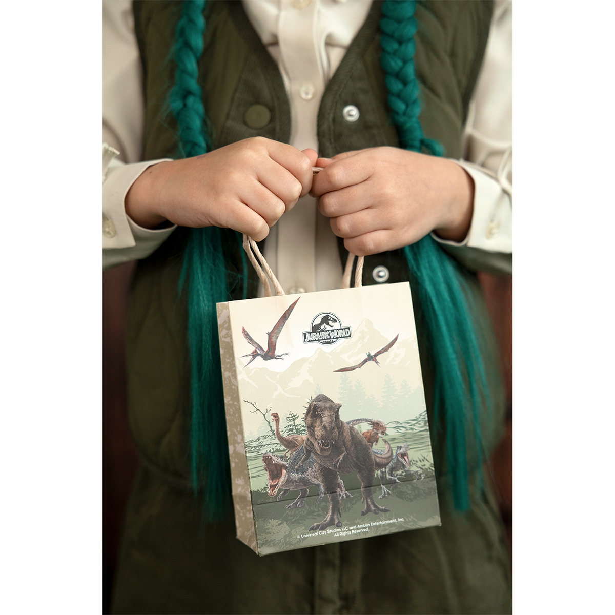 6 sacs cadeaux en papier - Jurassic World