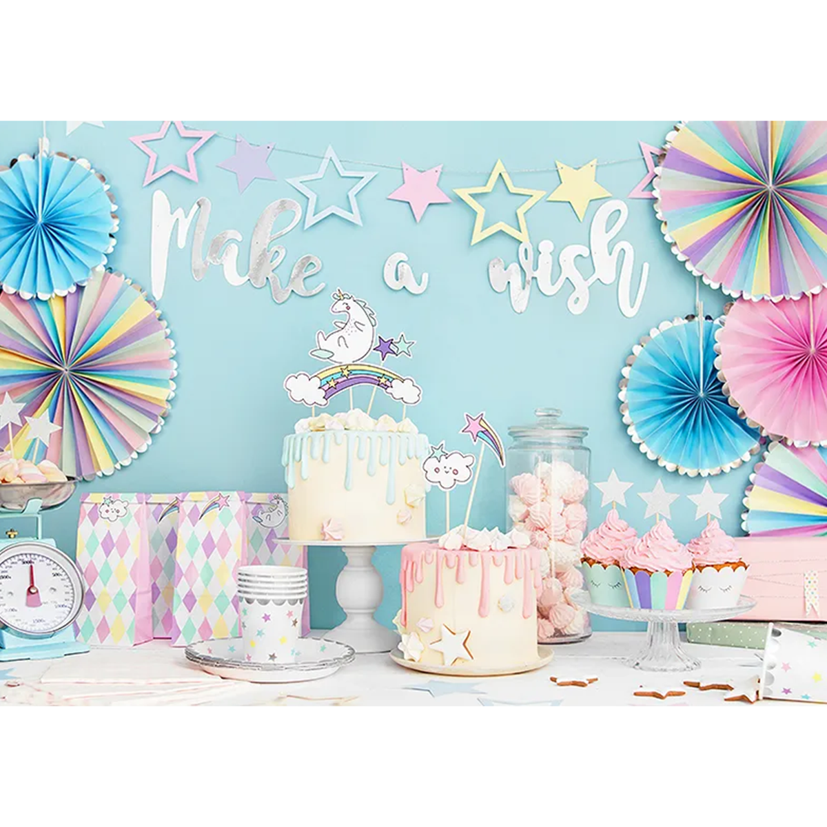 6 Pochettes cadeaux - Licorne