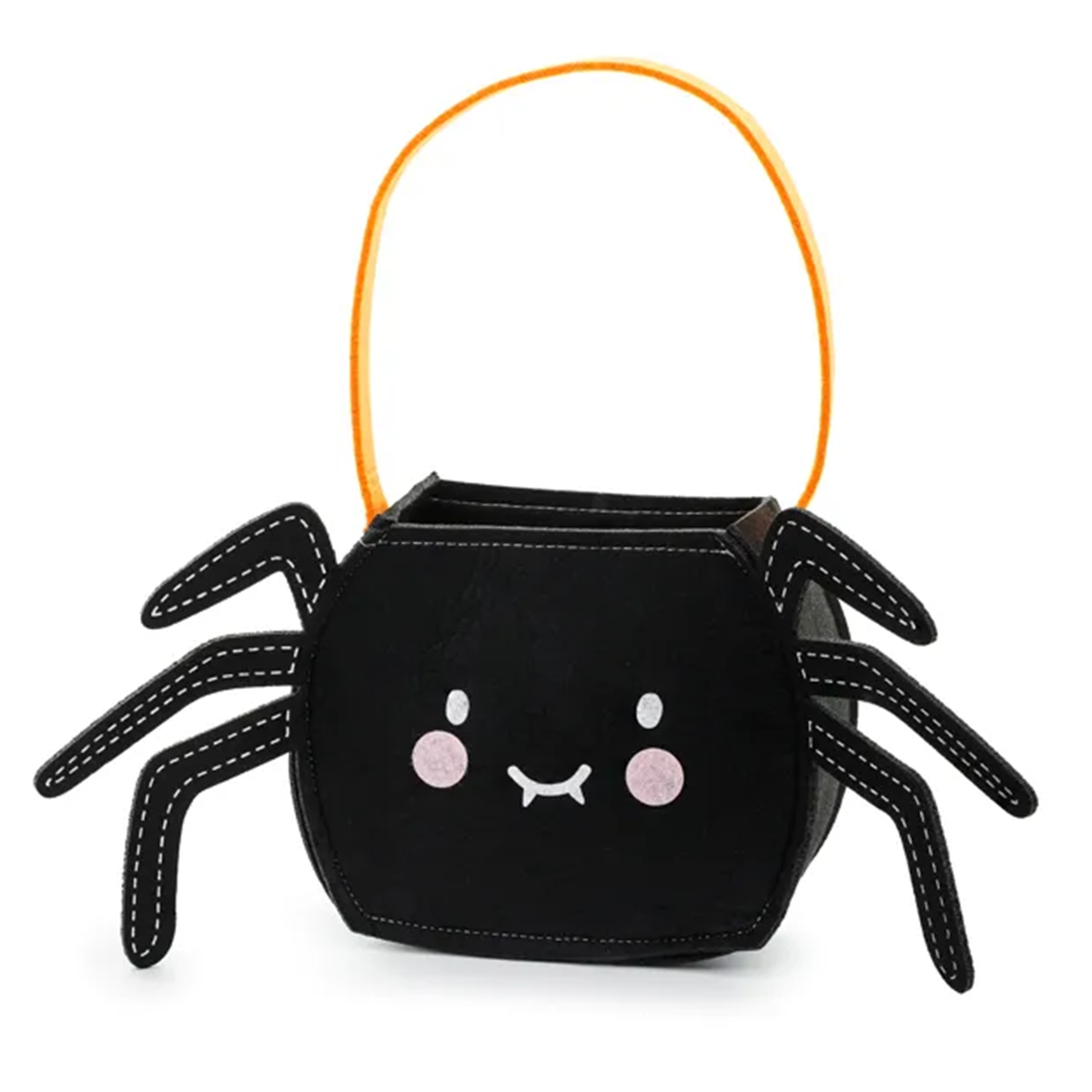 1 Sac d'Halloween araignée - Noir