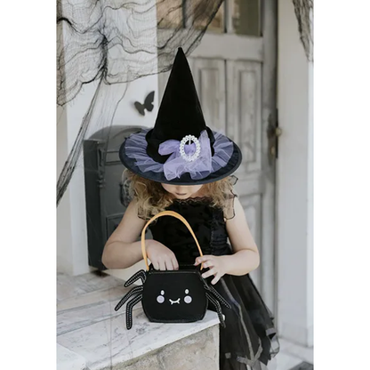 1 Sac d'Halloween araignée - Noir
