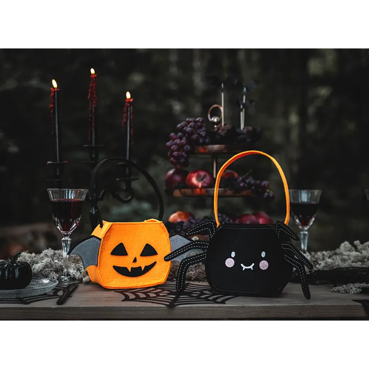 1 Halloween-tas pompoen - Oranje