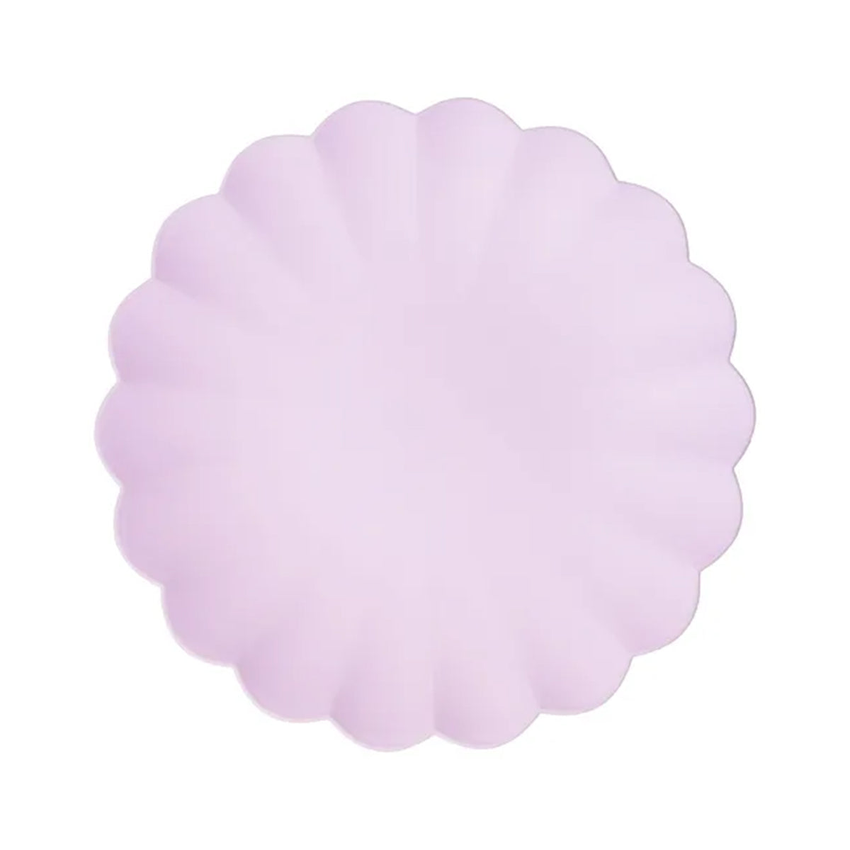 4 plastic borden - ruche - violet