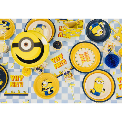 6 Papieren borden - Minions - 18cm