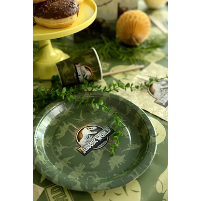 6 Kartonnen bordjes - Jurassic World - 23cm