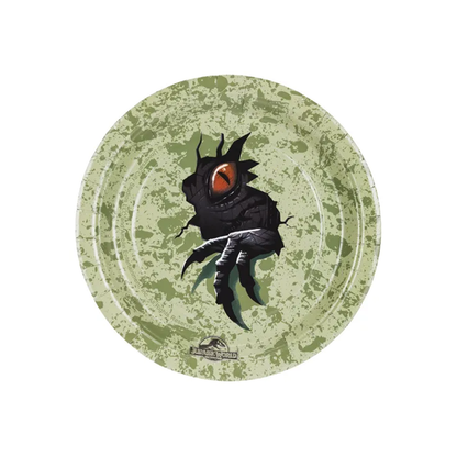 6 papieren borden - Jurassic World - 18 cm