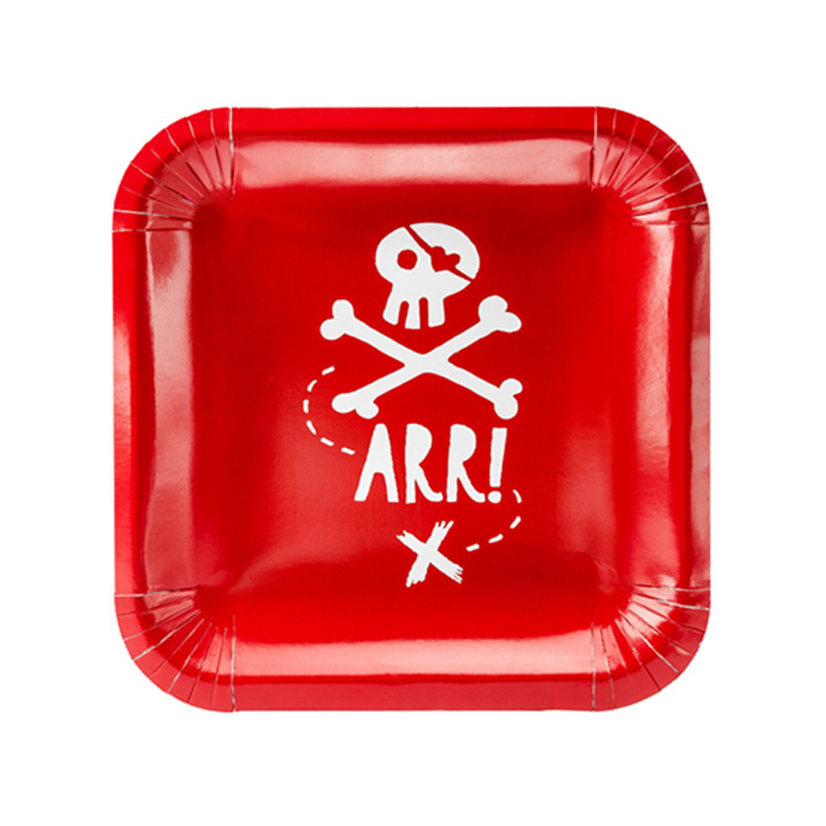 6 assiettes en carton Trend - Ø 20cm - Pirates Party