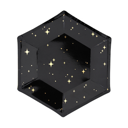 6 assiettes en carton Tendance - Ø 20cm - Célébrons