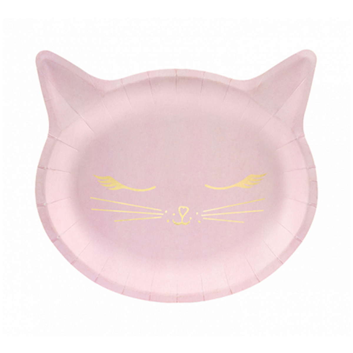 6 kartonnen borden Trend - Ø 22 cm - Kat