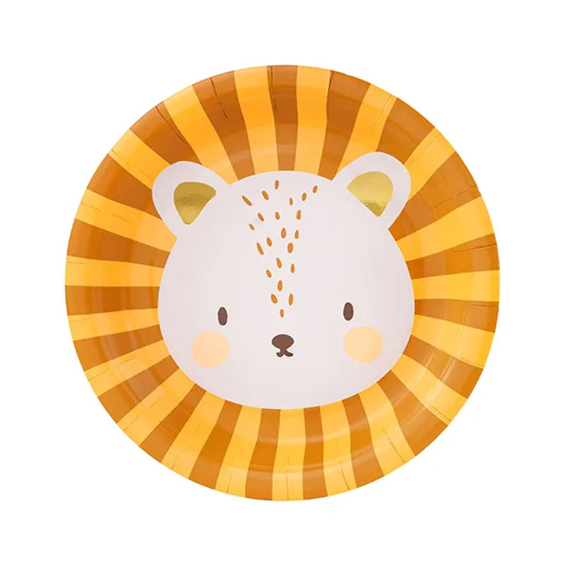 6 Assiettes en Carton Tendance - Ø 18cm - Léo